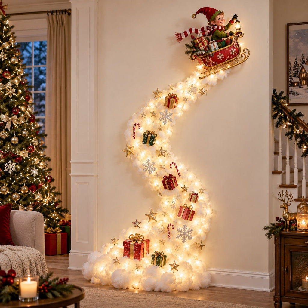 The Christmas Trail — Lit Wall Decor, Ten Stories — 5
