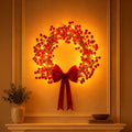 The Berry Wreath — Lit Christmas Wreath, 18 in. — 1