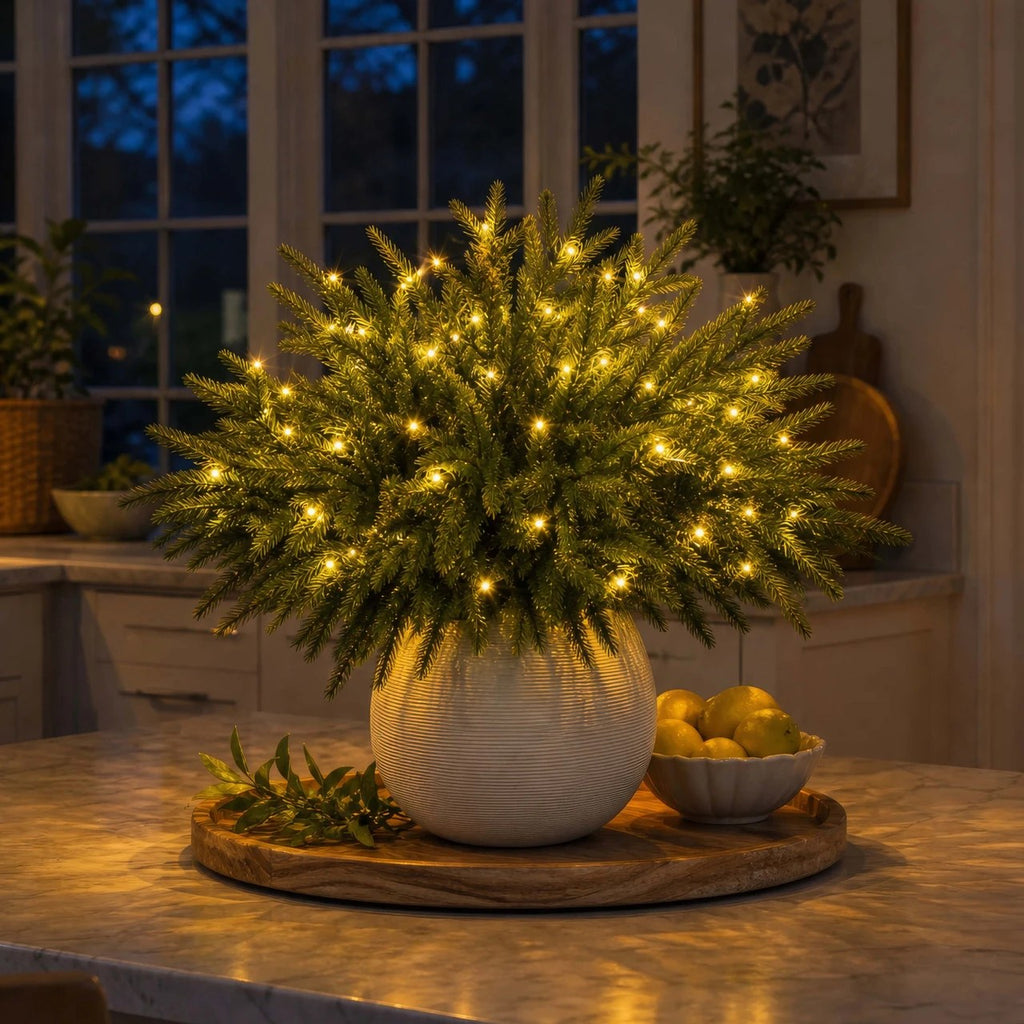 The Evergreen Pine — Lit Tabletop Pine, 17 in. — 1