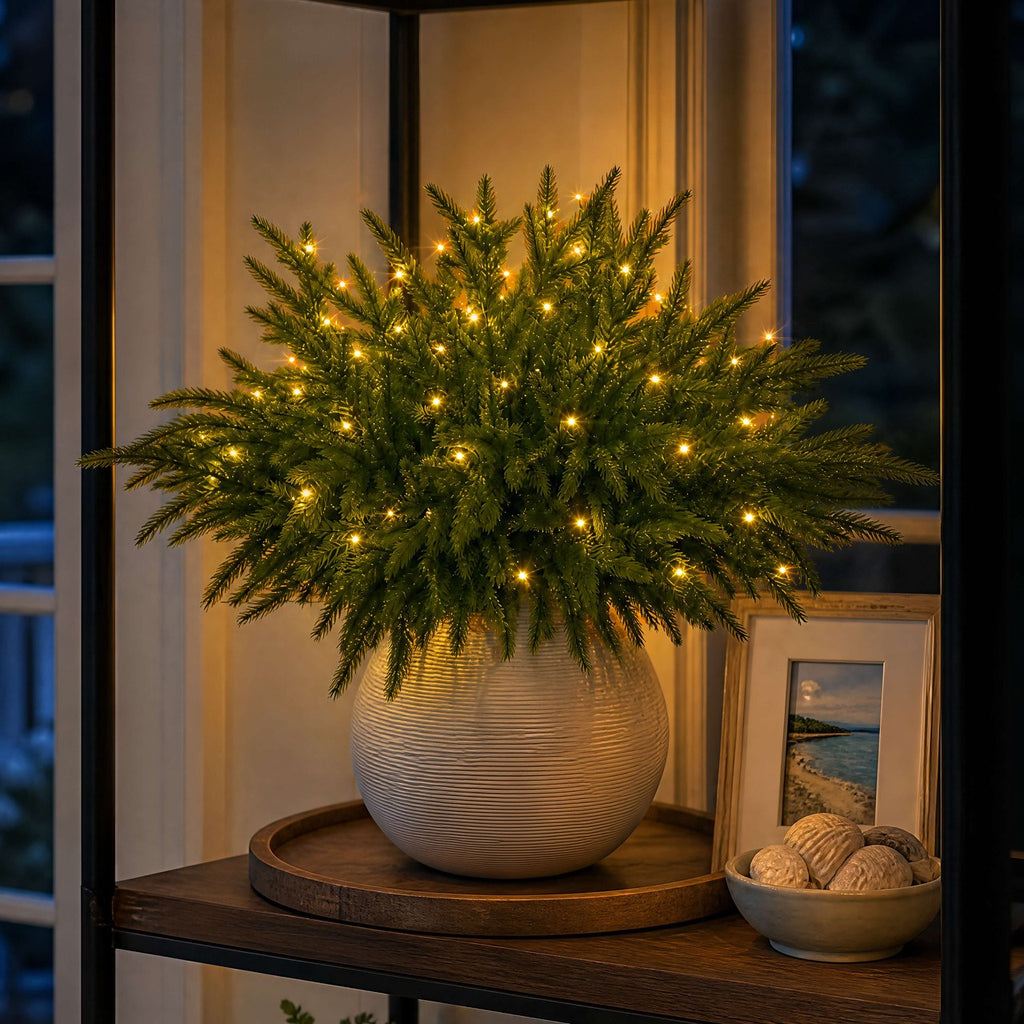 The Evergreen Pine — Lit Tabletop Pine, 17 in. — 2