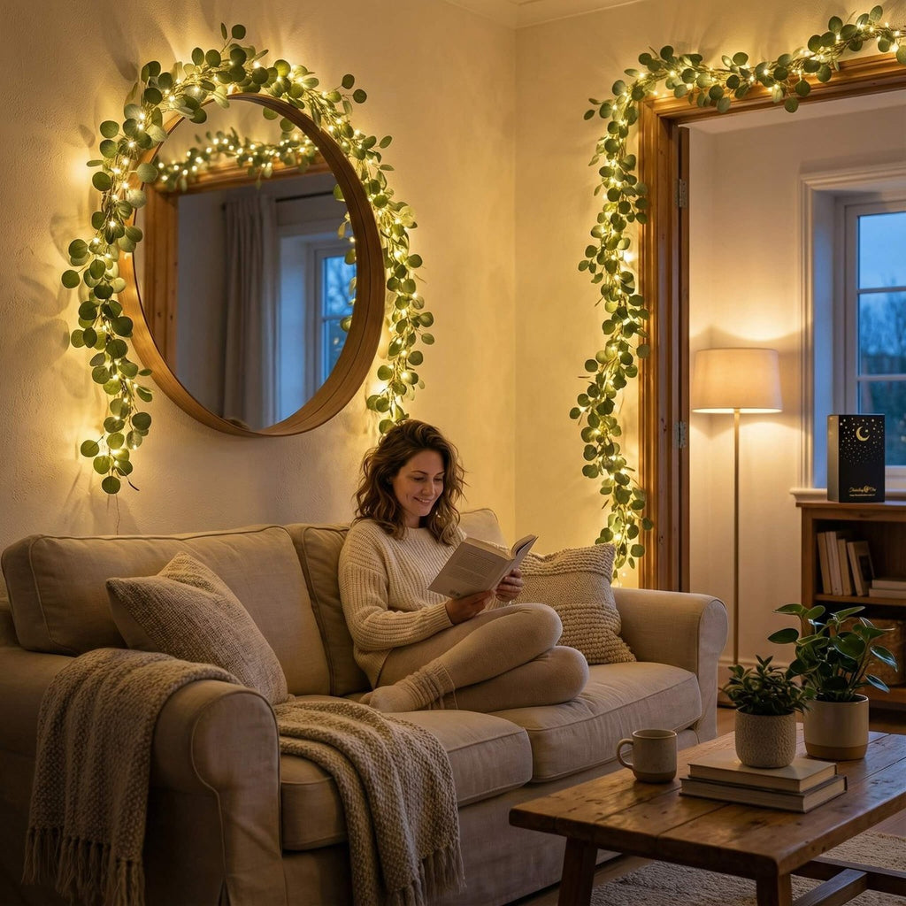 The Olive Vine — Lit Olive Garland, 67 in. — 4